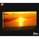 Zachód słońca II DESIGN Obraz z oświetleniem LED panorama