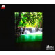 Wodospady w Tajlandii DESIGN Obraz z oświetleniem LED kwadratowy