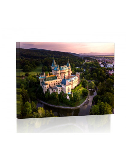 Bajkowy zamek w Bojnicach Obraz podświetlany LED