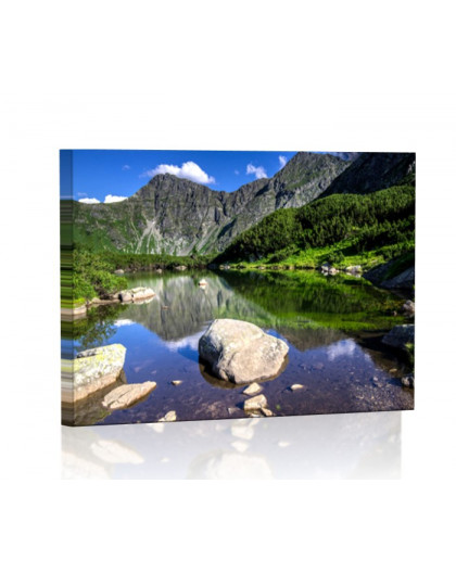 Rohackie Ponds in the Tatras Lamp backlit