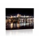 Praga nocą Obraz podświetlany LED