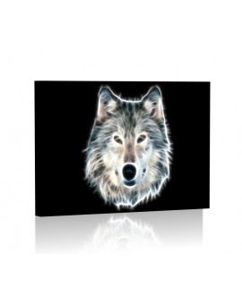Fractal wolf DESIGN rectangular