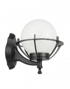 Modern outdoor wall lamp with a basket Kule 20 cm