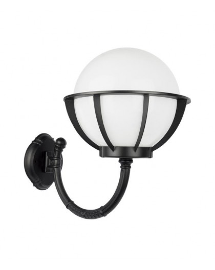 Modern outdoor wall lamp with a basket Kule 40 cm