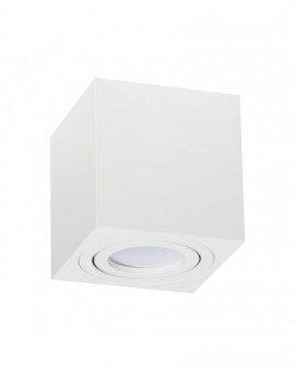 Oprawa natynkowa Spot Lampa sufitowa Kwadratowa Biała 84 mm