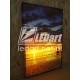 Podświetlany Obraz LED Zachód słońca - Łódź rybacka - 100x65 cm - wersja pionowa