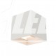Biały Kinkiet zewnętrzny LED Lampa ogrodowa dwustronna 2x4W Riko