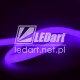 Round Neon LED 230V 360 ° Violet Standard