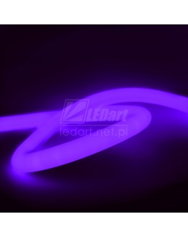 Okrągły Neon LED 230V 360° Fioletowy Standard