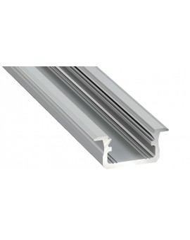 1 m Srebrny B Wpuszczany Podtynkowy Profil LED Aluminium
