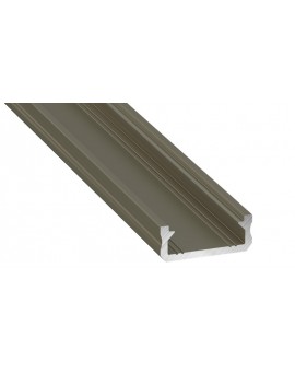 2 m Inox D Nawierzchniowy Profil LED Aluminium