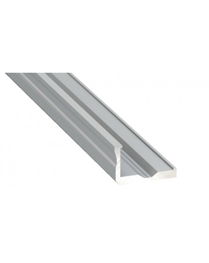 2 m Srebrny F Nawierzchniowy Profil LED Aluminium