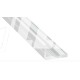 2 m Biały F Nawierzchniowy Profil LED Aluminium