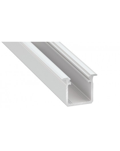 1 m Biały G Podtynkowy Wpuszczany Profil LED Aluminium