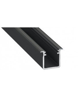 1 m Czarny G Podtynkowy Wpuszczany Profil LED Aluminium