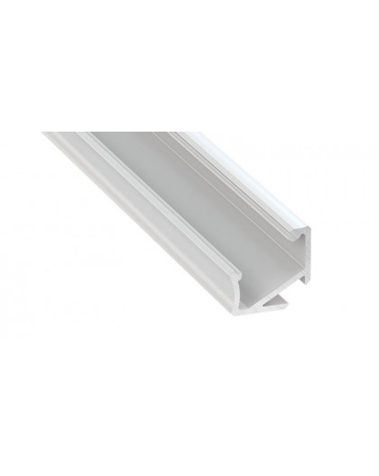 1 m Biały H Kątowy Asymetryczny Narożny Profil LED Aluminium