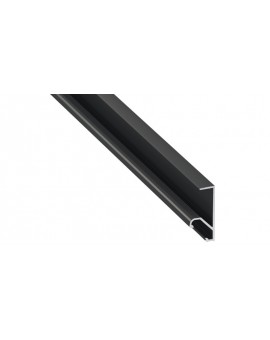 2 m Czarny Q18 Krawędziowy 45° Narożny Profil LED Aluminium