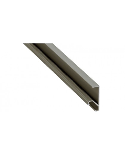 1 m Inox Q18 Krawędziowy 45° Narożny Profil LED Aluminium