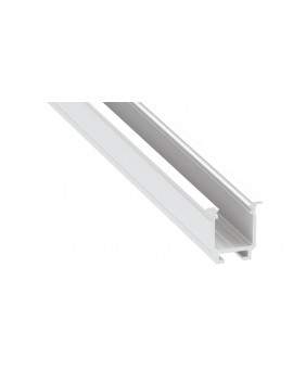 1 m Biały W Podtynkowy Wpuszczany Profil LED Aluminium