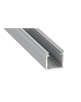 2 m Srebrny Y Głęboki Nawierzchniowy Profil LED Aluminium