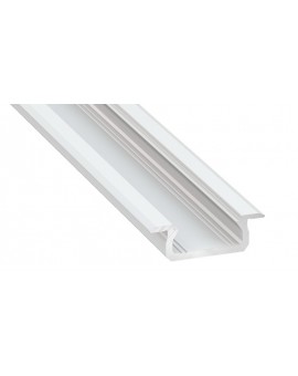 1 m Biały Z Podtynkowy Wpuszczany Profil LED Aluminium