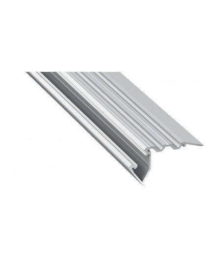 1 m Srebrny Scala Schodowy Profil LED Aluminium Oświetlenie Schodów