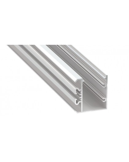2 m Biały Unico Jednostronny Kierunkowy Profil LED Nawierzchniowy Aluminium