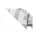 1 m Srebrny Dulio Podwójny Góra-Dół Głęboki Wiszący Profil LED Aluminium