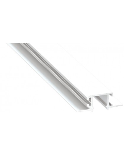 1 m Biały Mono Wpuszczany Profil LED do Montażu w Płytach G-K Aluminium