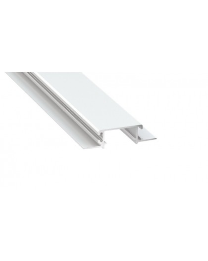 1 m Biały Zati Wpuszczany Podwójny Profil LED do Płyt G-K Aluminium