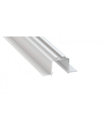 1 m Biały Subli Wpuszczany Profil LED do Zabudowy Gipsowo-Kartonowej Aluminium