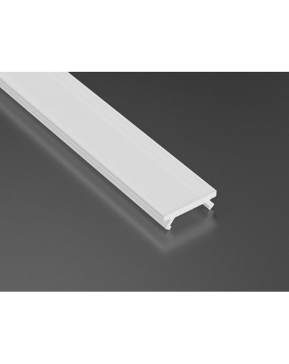 2 m Mleczny Klosz PCV Slim do Profili LED Meblowych Lumines